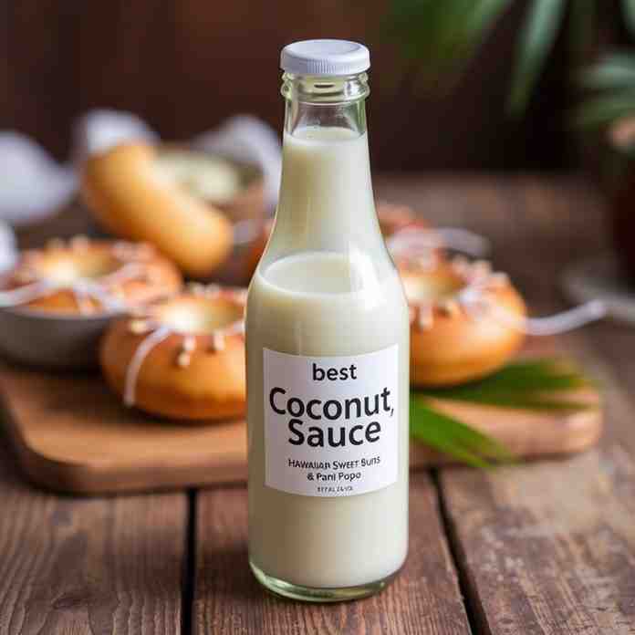 Best Coconut Sauce for Hawaiian Sweet Buns & Pani Popo